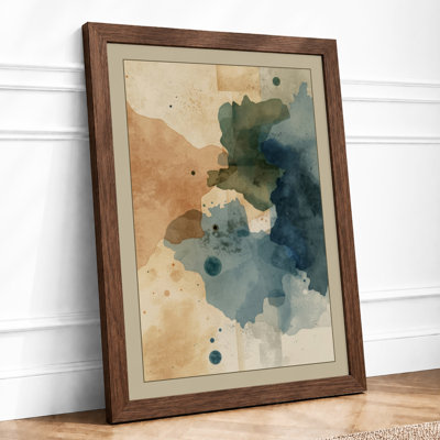 Fluid Abstraction Abstract - Framed Print