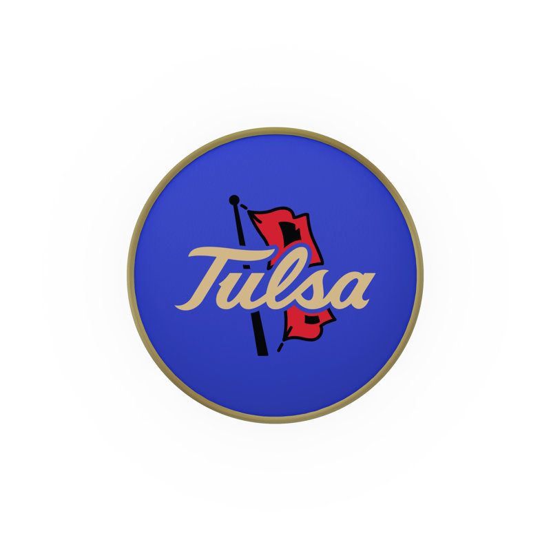 Tabouret de bar et de comptoir pivotant NCAA, Tabouret de comptoir (siège à 25 po de hauteur, Tulsa