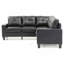 Canapé modulaire Glory Furniture Newbury, noir