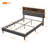 Isenberg Vella Upholstered Bookcase Platform Bed-122462503-122462502