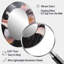 Miroir mural blanc moderne gracieux Lilies IV-413827774
