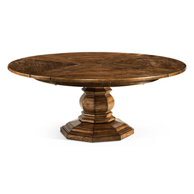 Casually Country Round Solid Wood Dining Table
