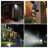 Solar Powered LED Adjustable Spotlight Wall Light Landscape Light Bright and Dark Sensing