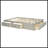 Queen Size Platform Bed With 6 Storage Drawers-768012463