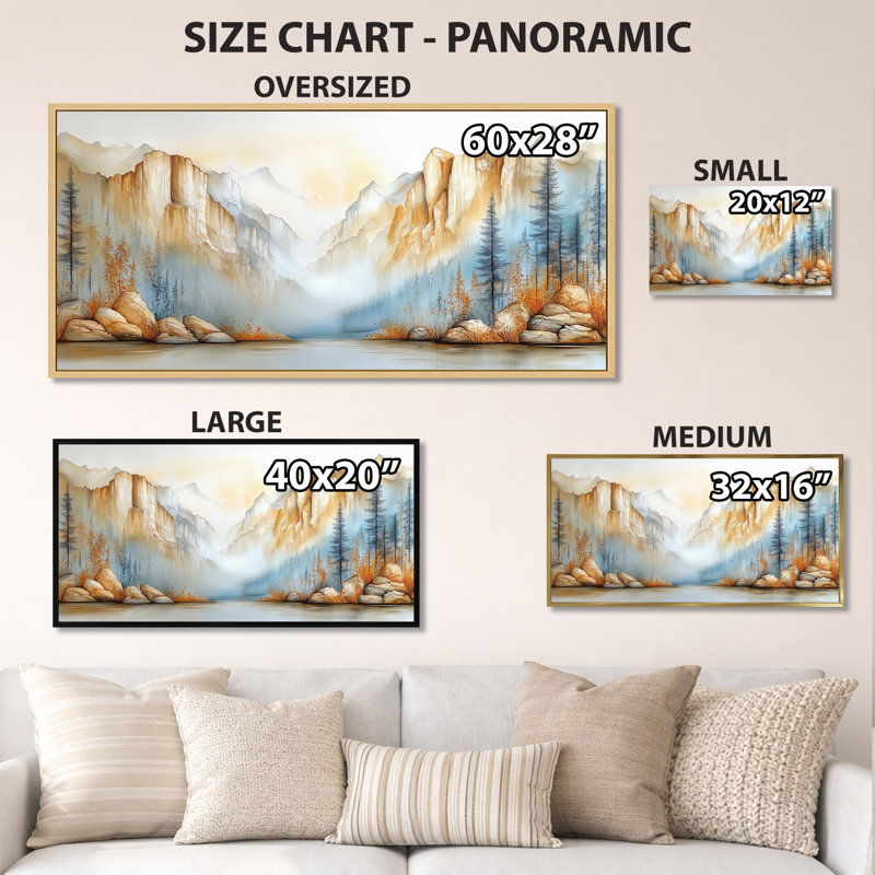 Falaises dramatiques blanches et blanches de Yosemite - impressions sur toile de montagne, H 24 po x l 32 po