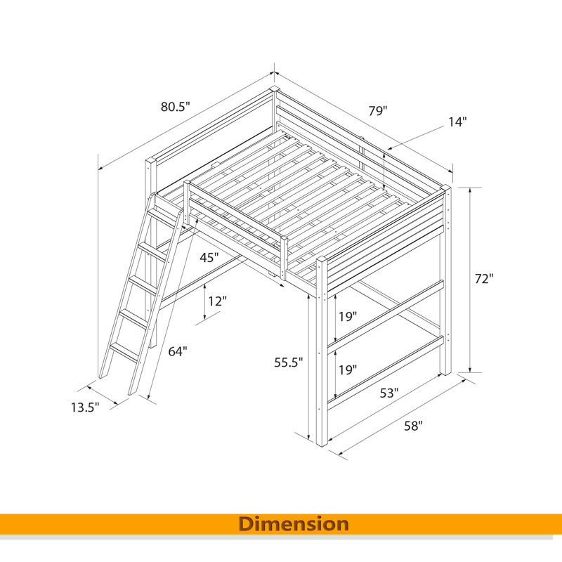 Lit mezzanine pour enfants