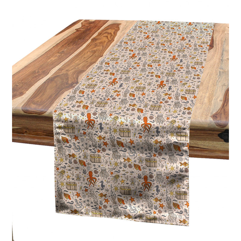 Geometric Table Runner, 72" L x 16" W