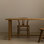 Burlywood Rectangular Solid Dining Table For Dining Room/Kitchen