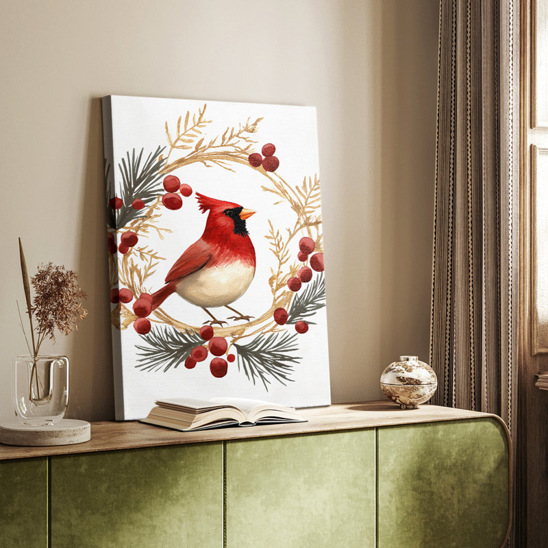 Art des fêtes de Noël CMLXVI - galerie sur mesure Cavas, H 27 po x l 18 po