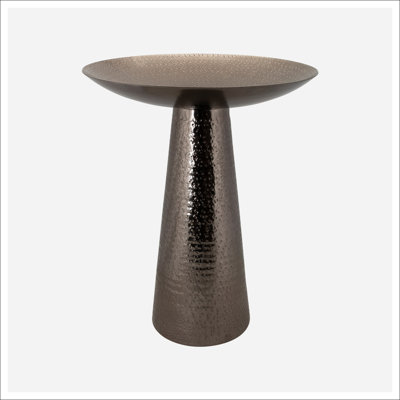 Piédestal floral en bronze de marcheur