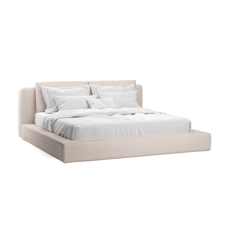 Kanan Bed, Queen, Nevis Ivory