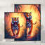 Single Picture Frame LED Illuminated Wall Art Wall Art on Glass / Aluminium-126591089