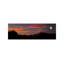Rising Super Moon, Badlands National Park, South Dakota, Usa 1 Piece Wrapped Canvas Panoramic Wall Art-1106153011