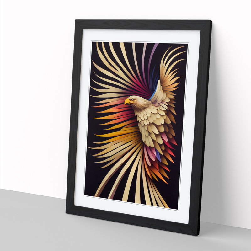 Windcrest Eagle - Wall Art, Black, 34cm H x 25cm W x 2cm D
