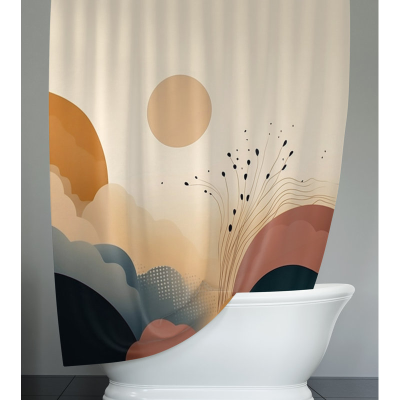 Rideau de douche Buckby, H 72 po x l 70 po