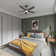 52" 5 - Blade Modern Ceiling Fan With Led Lights Remote App And Voice Control
