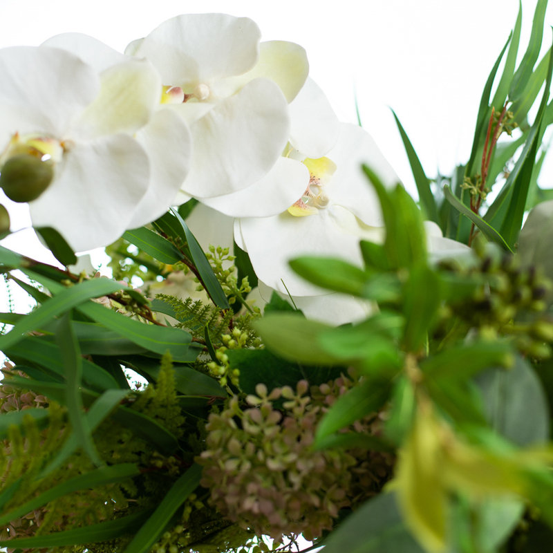 Silk Orchid Arrangement in Vase