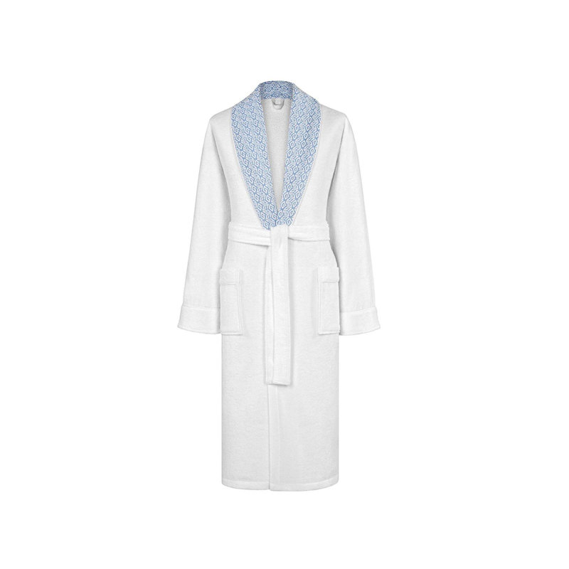 Santorini 100% Cotton Terry Cloth Bathrobe, XL