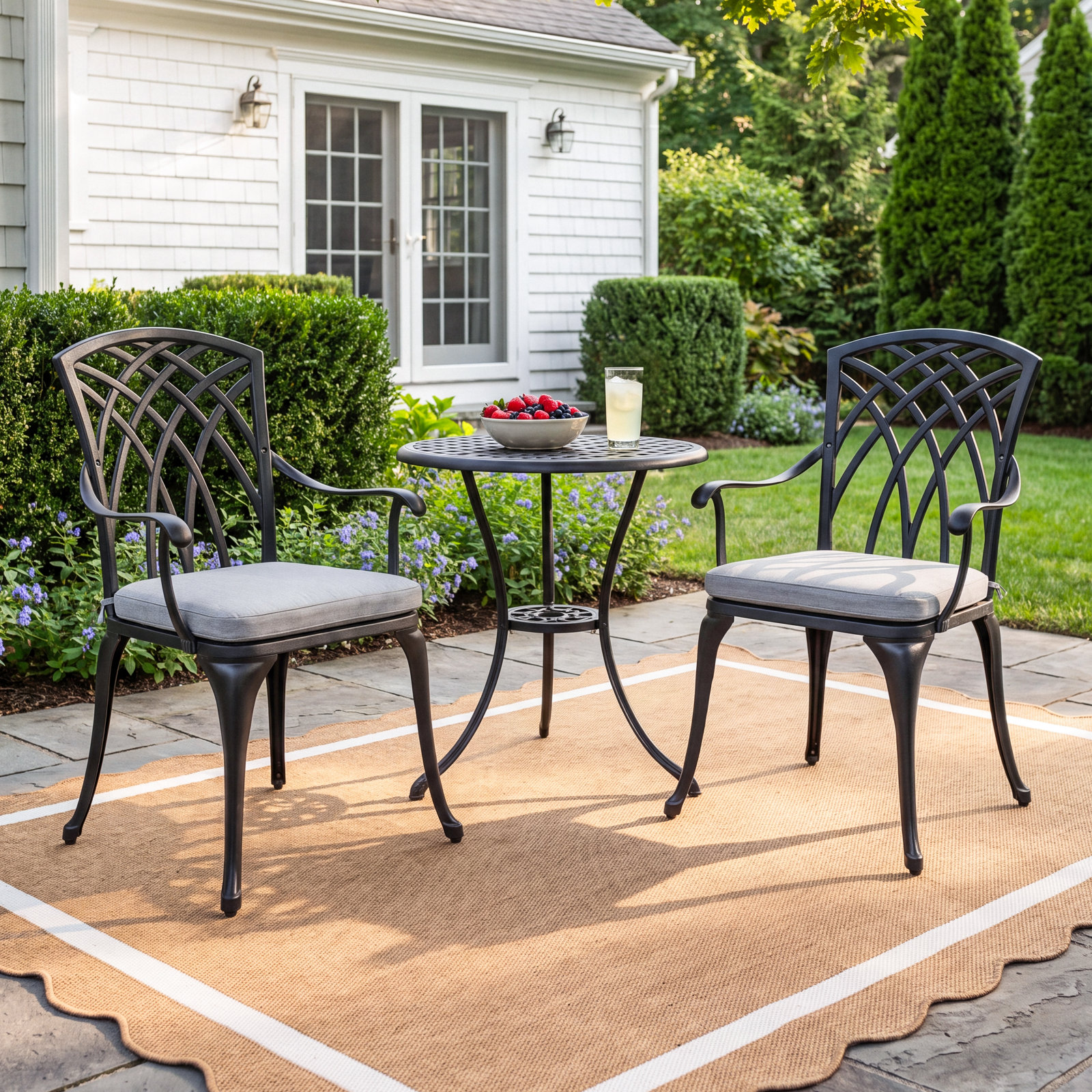 Aatifa 24" Patio Bistro Set, Yes