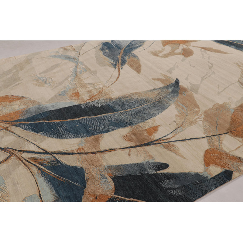 Modern One-of-a-Kind 9'0X12'0 Hand Knotted Area Rug