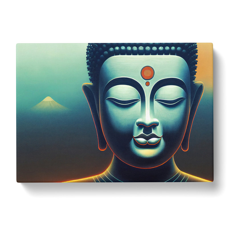 Cool Buddha - Wrapped Canvas, 50cm H x 76cm W x 3cm D