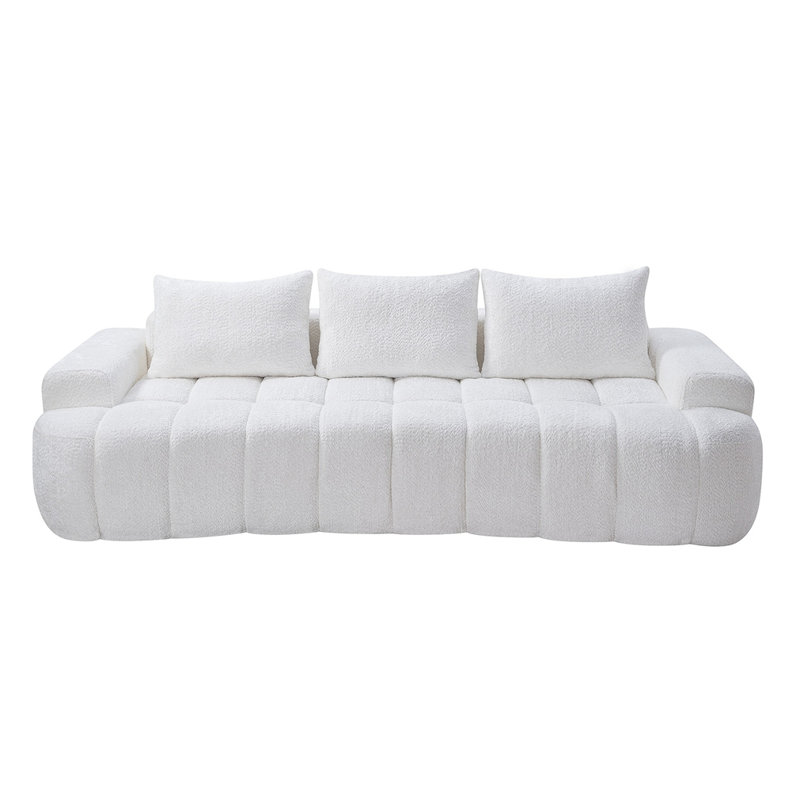Canapé modulaire 100 po, Blanc