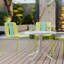 Plastic Patio Dining Set Table,