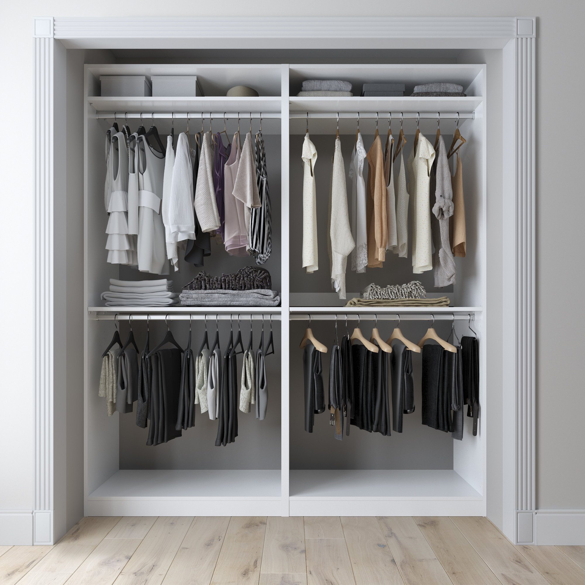 Kaiyonna 78.74'' Closet System