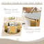 Table basse circulaire en acier inoxydable