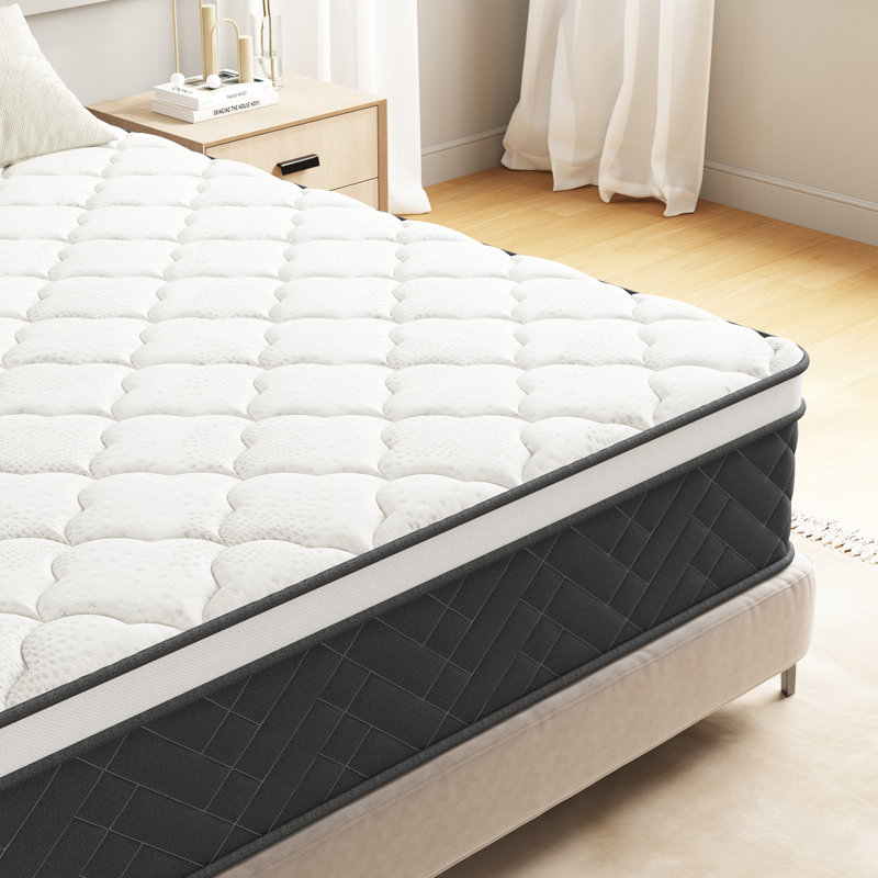 Medium Comfort Hybrid Memory Foam Pocket Sprung Mattress In A Box, Single (3'), 30cm