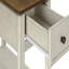 Table d'appoint, bout, table d'appoint, 2 niveaux, étroit, lampe, tiroir de rangement, placage, placage, transitionnel