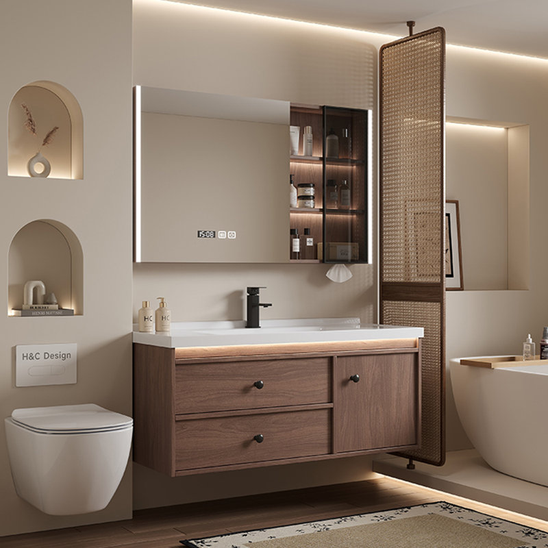 Ancient style simple Vanitie Bathroom cabinet