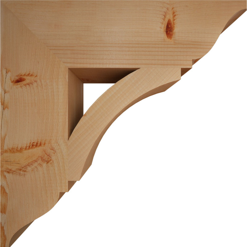 Support traditionnel Thorton, Douglas (lisse), H 22 po x l 5,5 po x P 22 po