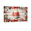 Ensemble de 3 reproductions d'art sur toile, "Christmas Christmas Egg Music Instruments"