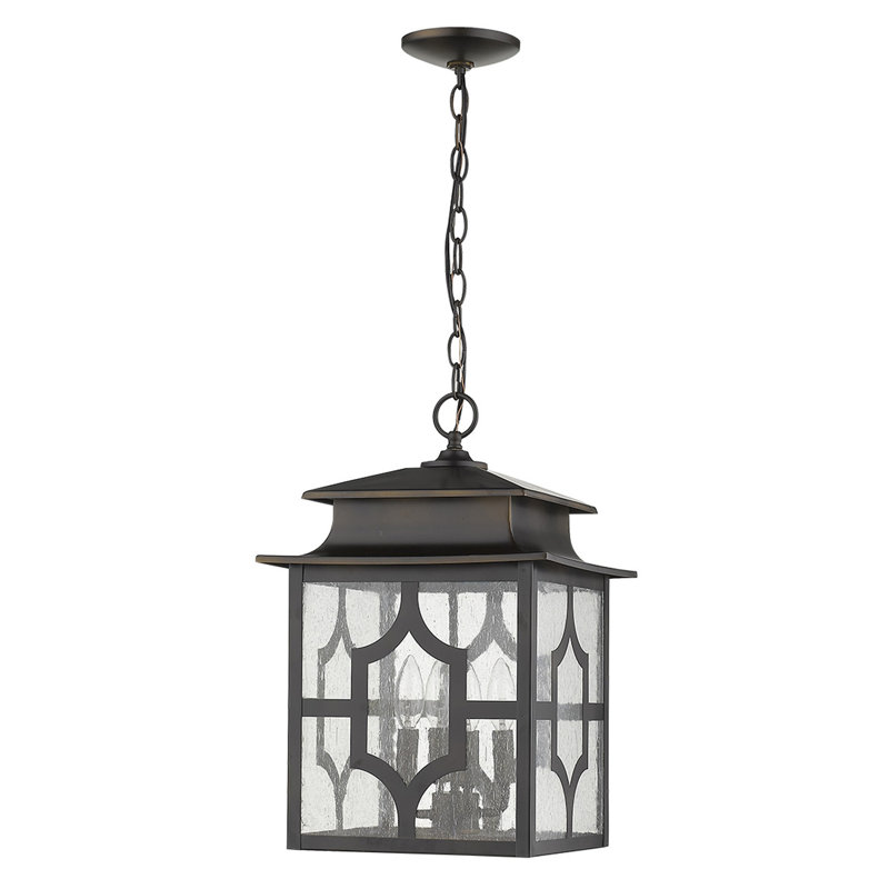 Lanterne suspendue d’extérieur 4 lumières Brackin