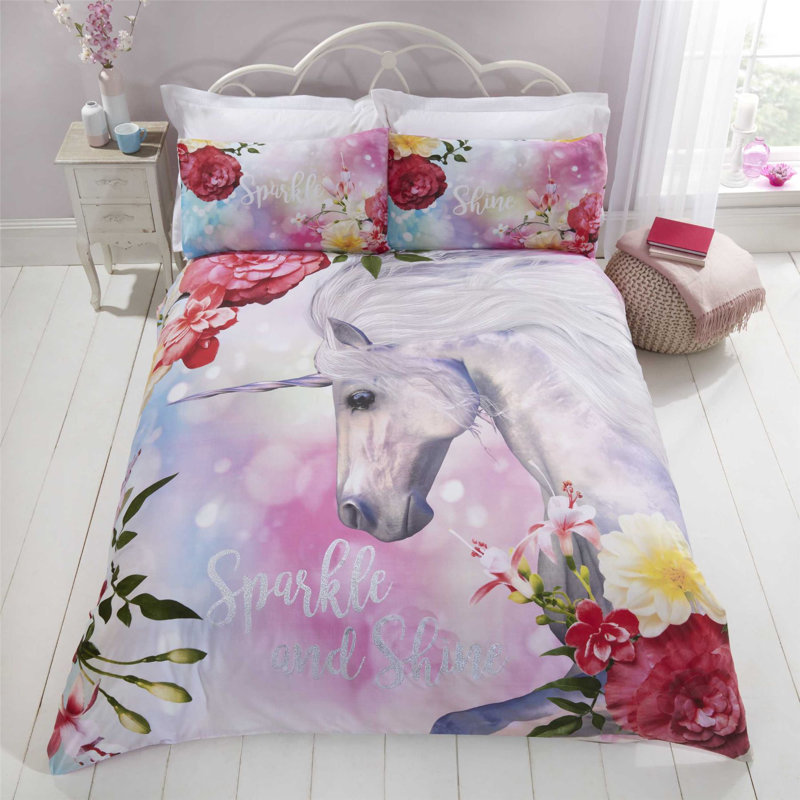 Keys Graphic Print & Text Duvet Cover Set with Pillowcases Included, Single Duvet Cover + 1 Standard Pillowcase