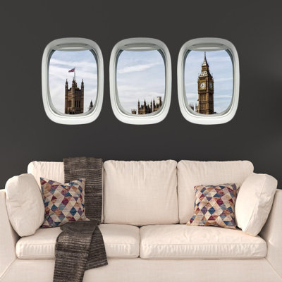 Scenic & Cityscapes Non-Wall Damaging Wall Decal