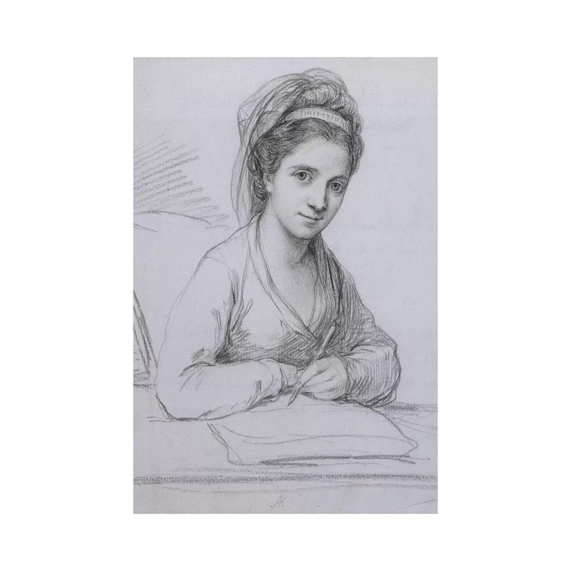 Self Portrait by Angelica Kauffmann - Wrapped Canvas Painting