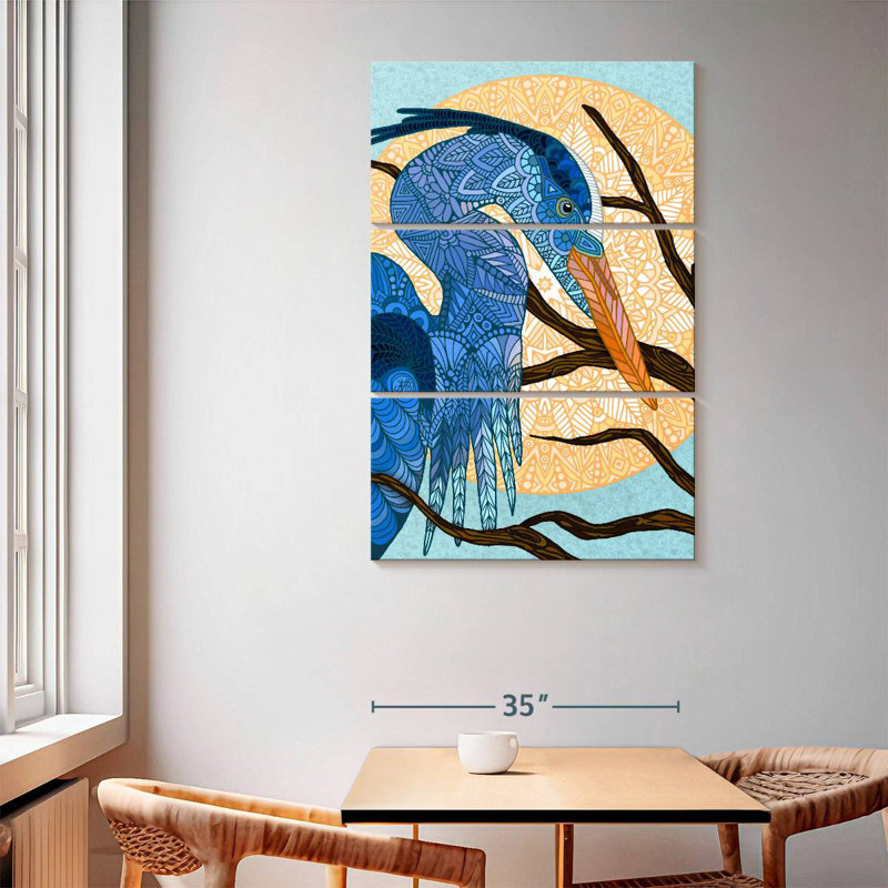 Brampt Egret Sun, 65" H x 42" W