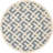 Arneshia Geometric Blue/Bone Area Indoor/Outdoor Area Rug-1985725255