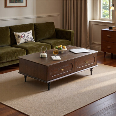 French Retro Minimalist Style Coffee Table