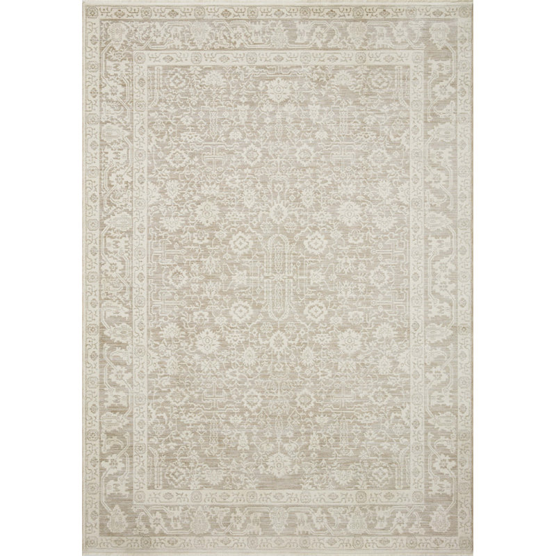 Tapis sable / pierre Amber Lewis x Loloi Zuma, Rectangle 9 pi 6 po x 13 pi 1 po
