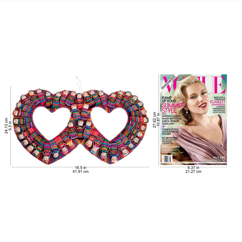 Couronne en coton 9,5 po Quitapena Love