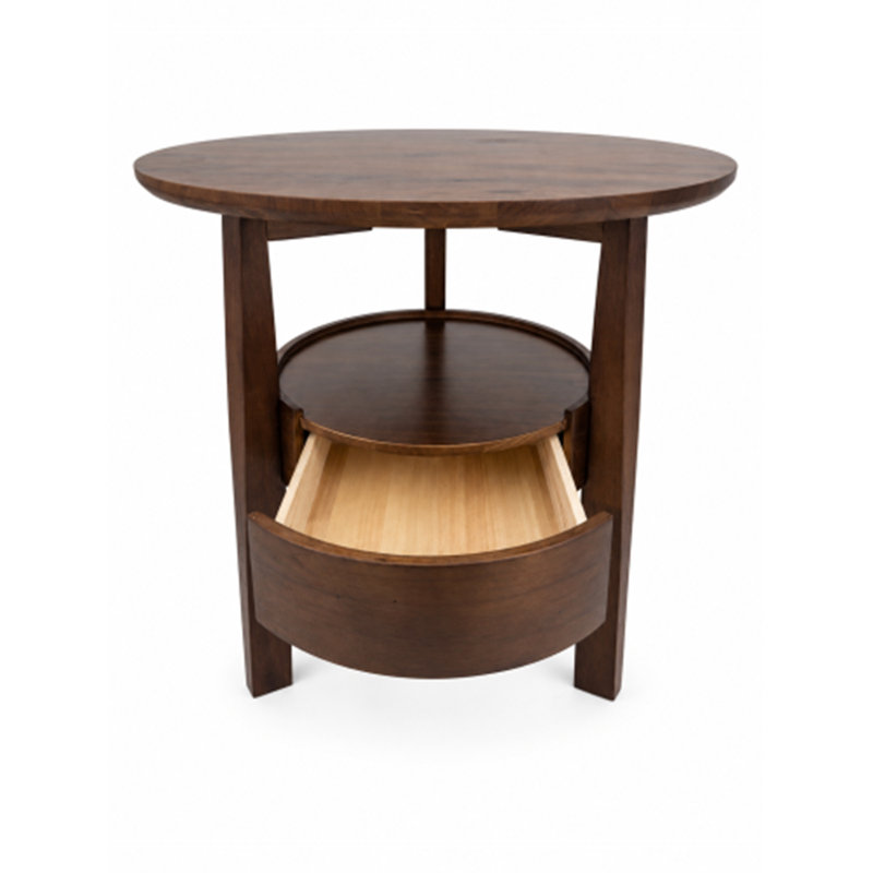 Jacxon Solid Wood Top End Table