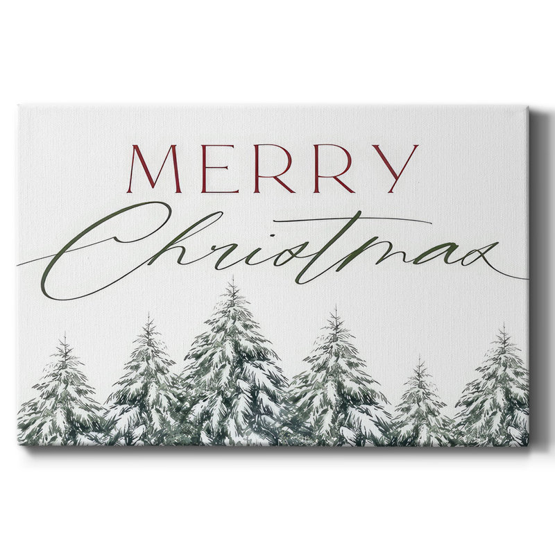 Joyeux Noël, arbres, H 18 po x l 27 po x P 1,5 po