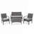 4-Piece Patio Wicker Rattan Sofa Set-1464065830