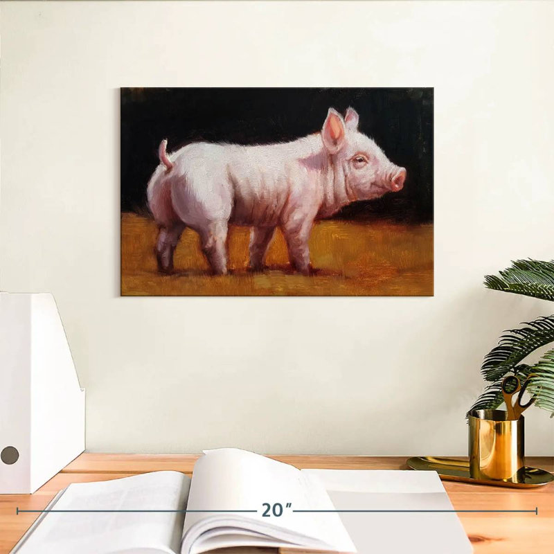 Brampt Wilbur, 8" H x 12" W
