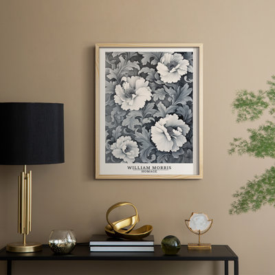 WM MORRIS Series DCCII Framed Print - Solid Wood