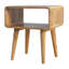 Oliveira 45cm W Solid Wood Bedside Table