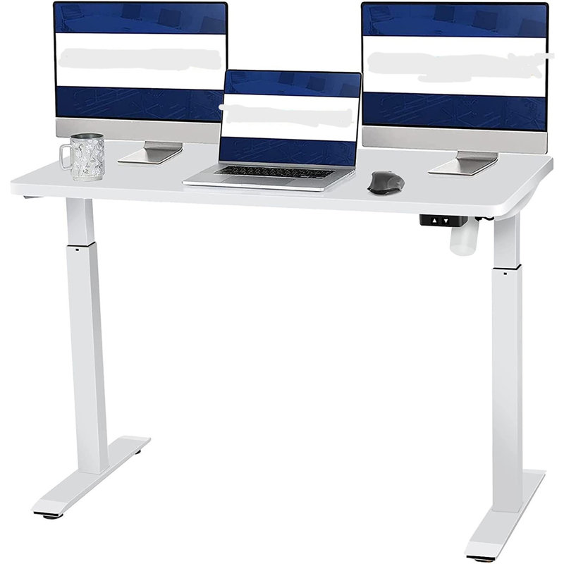 Bureau debout électrique entier, bureau à hauteur ajustable, bureau à domicile